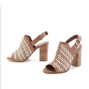 House of Harlow 1960 block heel Slingback Teagan sandal size 39 US 9